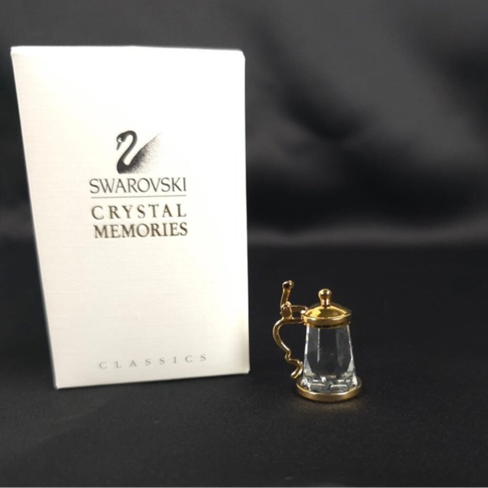 SWAROVSKI CRYSTAL MEMORIES CLASSICS Austria Made 🇦🇹‎ Beer Mug Figurine